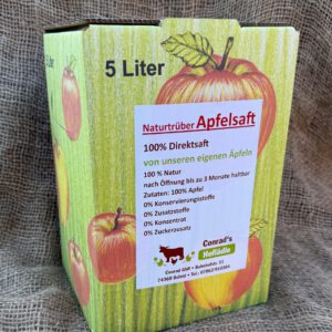 Apfelsaft Naturtrüb 5l